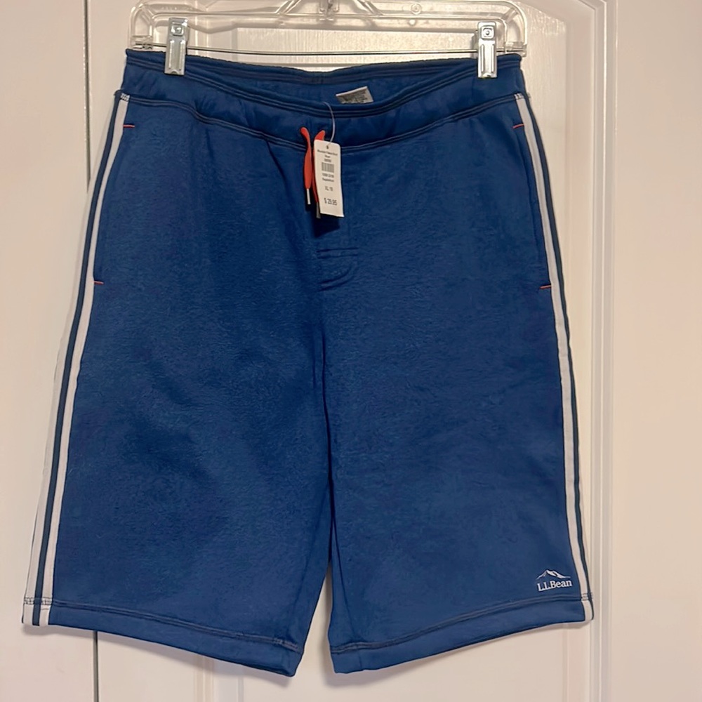 LL BEAN boys mountain fleece short Xl 18 NWT